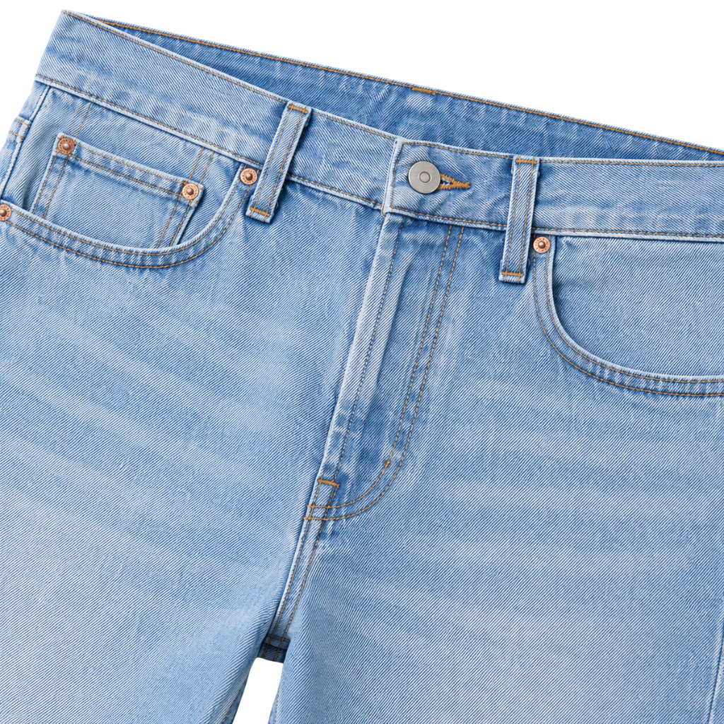 Premium Light Wash Denim Jeans – Light Blue | Jhouky Jeks
