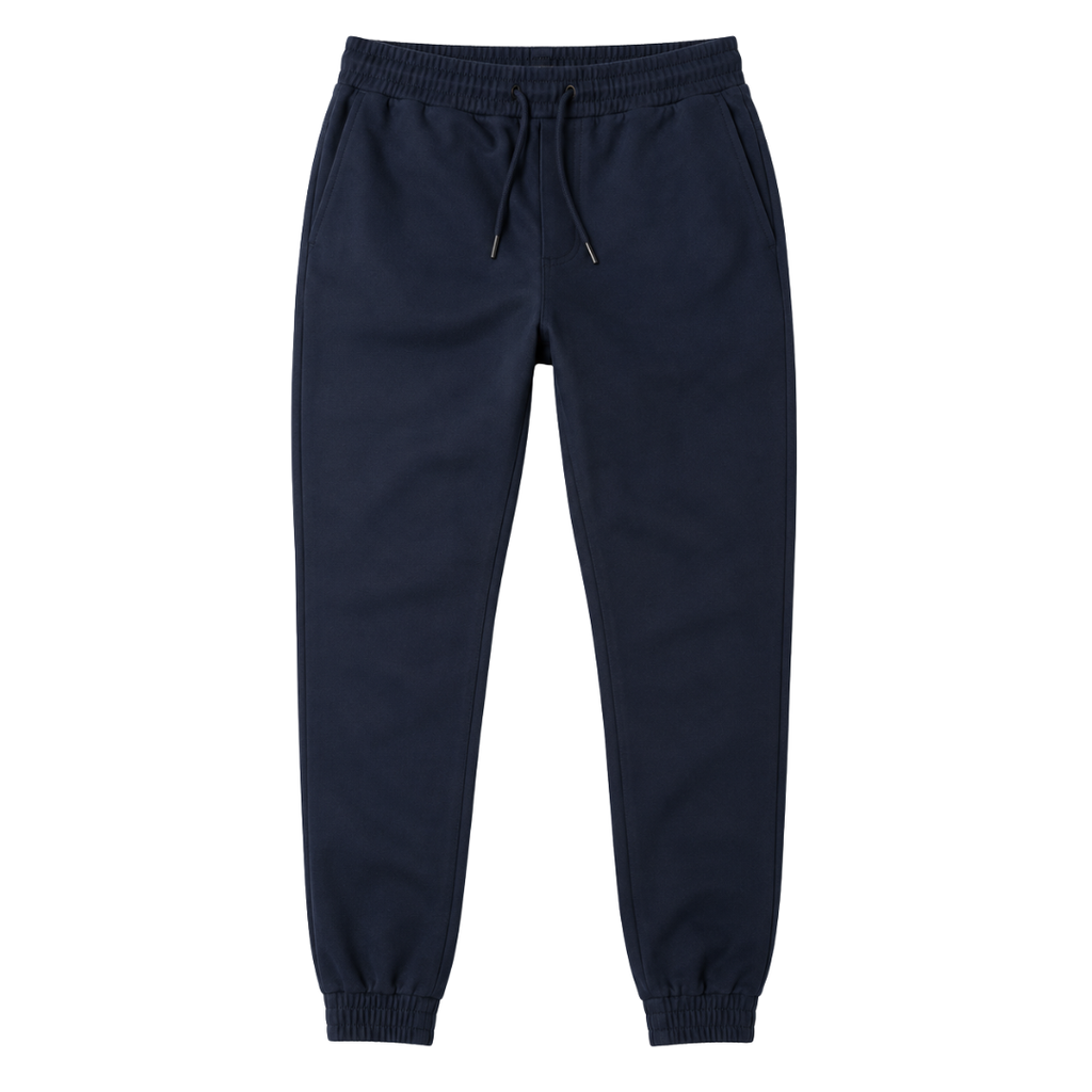 Premium Tapered Jogger Trousers – Navy | Jhouky Jeks