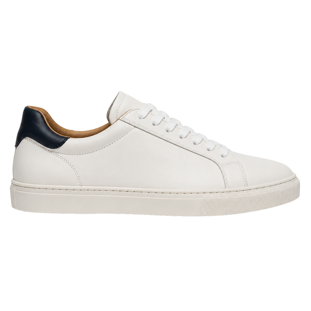 Premium Leather Trainers – White | Jhouky Jeks
