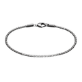 Slim Stainless Steel Chain Bracelet – Silver | Jhouky Jeks