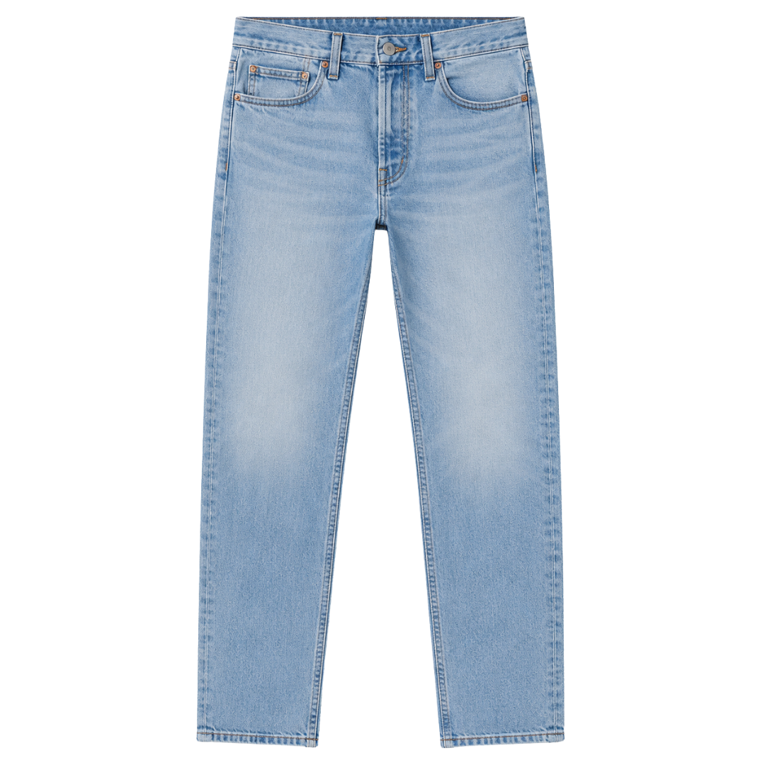 Premium Light Wash Denim Jeans – Light Blue | Jhouky Jeks